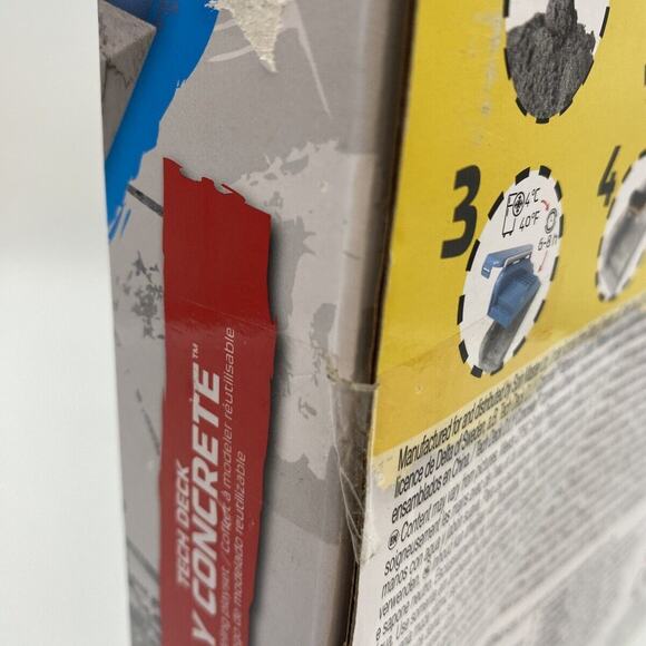 TECH DECK DIY Concrete Reusable Modeling Playset W/Exclusive Enjoi Fingerboard - Picture 8 of 12